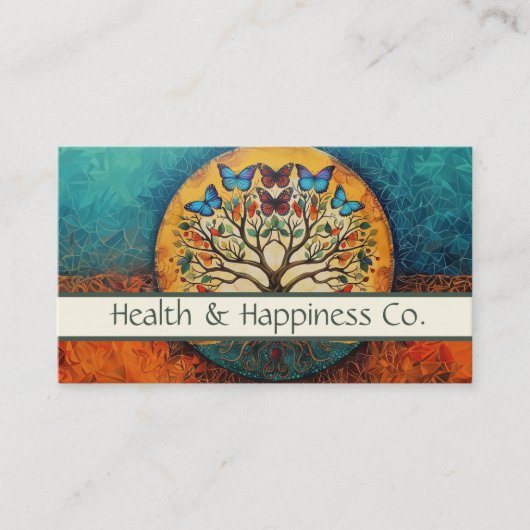 チョウチョウの木 名刺 (正面)