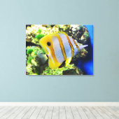 チョウチョウウオ キャンバスプリント (インサイチュ (ウッドフロア))