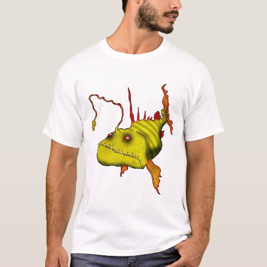 チョウチンアンコウのTシャツ Tシャツ (正面)