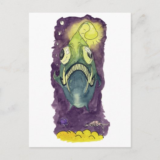 チョウチンアンコウ ポストカード (正面)