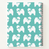 チョウ犬の子犬 ノートブック (裏面)