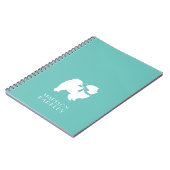 チョウ犬の子犬 ノートブック (左側)