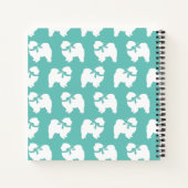 チョウ犬の子犬 ノートブック (裏面)