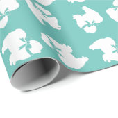 チョウ犬の子犬 ラッピングペーパー (ロールコーナー)