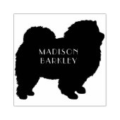 チョウ犬の子犬 ラバースタンプ (インプリント)