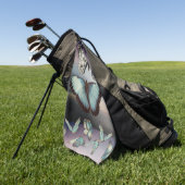 チョウ ゴルフタオル (グリーン)