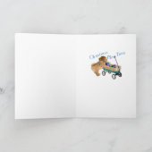 チョウ·チョウ·バスケット·オブ·クリスマス·おもしろい シーズンカード (内部)