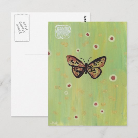 チョウ ポストカード (正面/裏面)