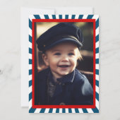 チョオチョオトレイン誕生日サンキューカード 招待状 (裏面)