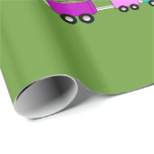 チョオトレイングリーンパーソナライズされたラップ ラッピングペーパー (ロールコーナー)