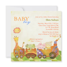 チョオトレイン男の赤ちゃんベビーシャワー