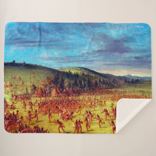 チョクタウ遊ボールのジョージ・キャトリン・ボール シェルパブランケット (正面(横))