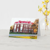 チョクトー族の挨拶状(公営住宅) カード (黄色い花)