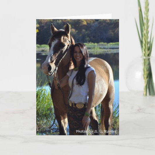 チョクトー族の挨拶状(Halito) カード (正面)