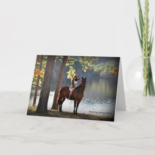 チョクトー族の挨拶状(Halito) カード (正面)