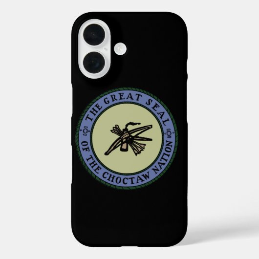 チョクトー・ネーションの国璽 Case-Mate iPhoneケース (裏面)