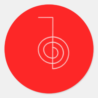 チョクライ赤 ラウンドシール