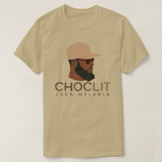 チョクリットブラックマンキャップ Tシャツ (デザイン正面)