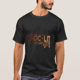 チョクリット100メラニンブラック歴史黒人女性マン Tシャツ