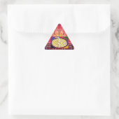 チョクリrekihealingsymbol癒し 三角形シール (バッグ)