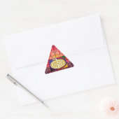 チョクリrekihealingsymbol癒し 三角形シール (封筒)