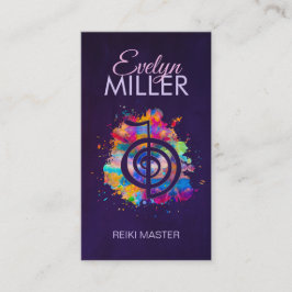 チョクレイインカラフル（ばちゃばちゃ）跳ねる 名刺