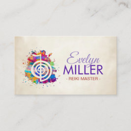 チョクレイインカラフル（ばちゃばちゃ）跳ねる 名刺