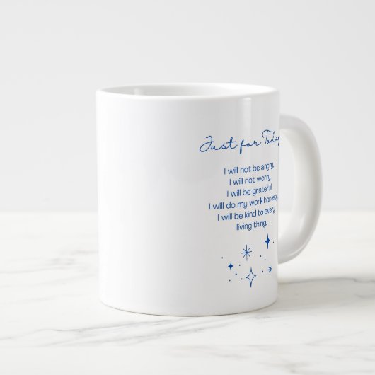 チョクレイシンボル霊気エナジーヒーリング ジャンボコーヒーマグカップ (正面右)