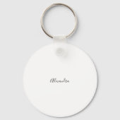 チョクレイ – 抽象芸術水彩画 キーホルダー (裏面)