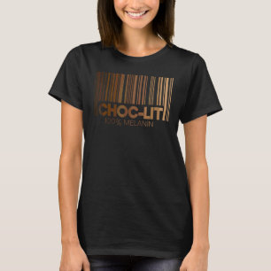 チョク100メラニン茶色の肌の黒い歴史6月 Tシャツ