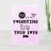 チョコおもしろいラバーバレンタインデー シーズンカード (正面)