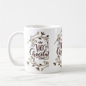 チョコおもしろいレート コーヒーマグカップ (左)