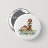 チョコおもしろいー無し、スマイル無し怒、アヒル、バードー 缶バッジ (正面&裏面)