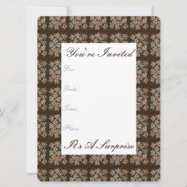 チョコかわいらしレート紙招待状 招待状