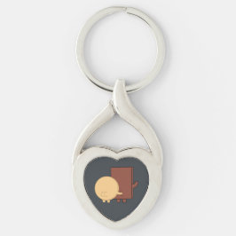 チョコとパンケ遊ーキのモード キーホルダー