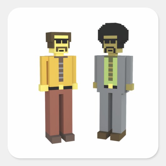 チョコとHTバンツ スクエアシール (正面)