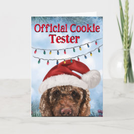 チョコカスタムドードルのクリスマスカード サンキューカード