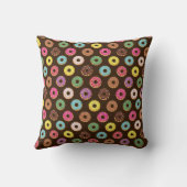 チョコカラフルレートのドーナツ型 クッション (裏面)