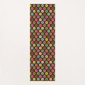 チョコカラフルレートのドーナツ型 ヨガマット (正面)