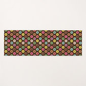 チョコカラフルレートのドーナツ型 ヨガマット (正面(横))