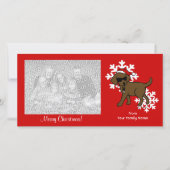 チョコクールラブラドールクリスマス漫画 シーズンカード (正面)