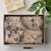 チョコチップクッキーのクローズアップ 薄葉紙 (ギフト)