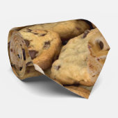 チョコチップクッキーのタイ ネクタイ (ロール)