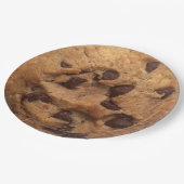 チョコチップクッキーのプレート ペーパープレート (アングル)