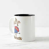 チョコチップクッキーのマフィン-マグ ツートーンマグカップ (正面左)