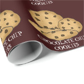チョコチップクッキーの包装紙 ラッピングペーパー (ロールコーナー)