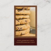 チョコチップクッキーの名刺 名刺 (裏面)