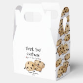 チョコチップクッキーの焼き菓子ギフトに感謝 フェイバーボックス (オープン)