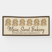 チョコチップクッキードゥの焼き菓子専門店の販売 横断幕 (横)