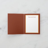 チョコチップクッキー カスタマイズ可能なパン屋の出店者 カード (内部)